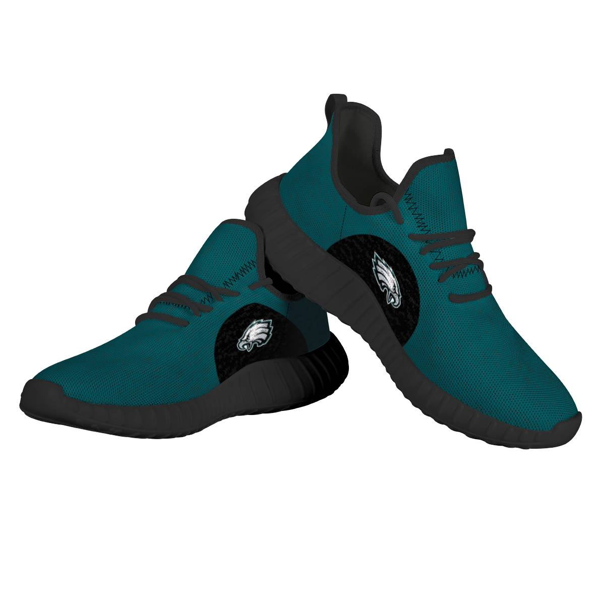 Men's NFL Philadelphia Eagles Mesh Knit Sneakers/Shoes 008